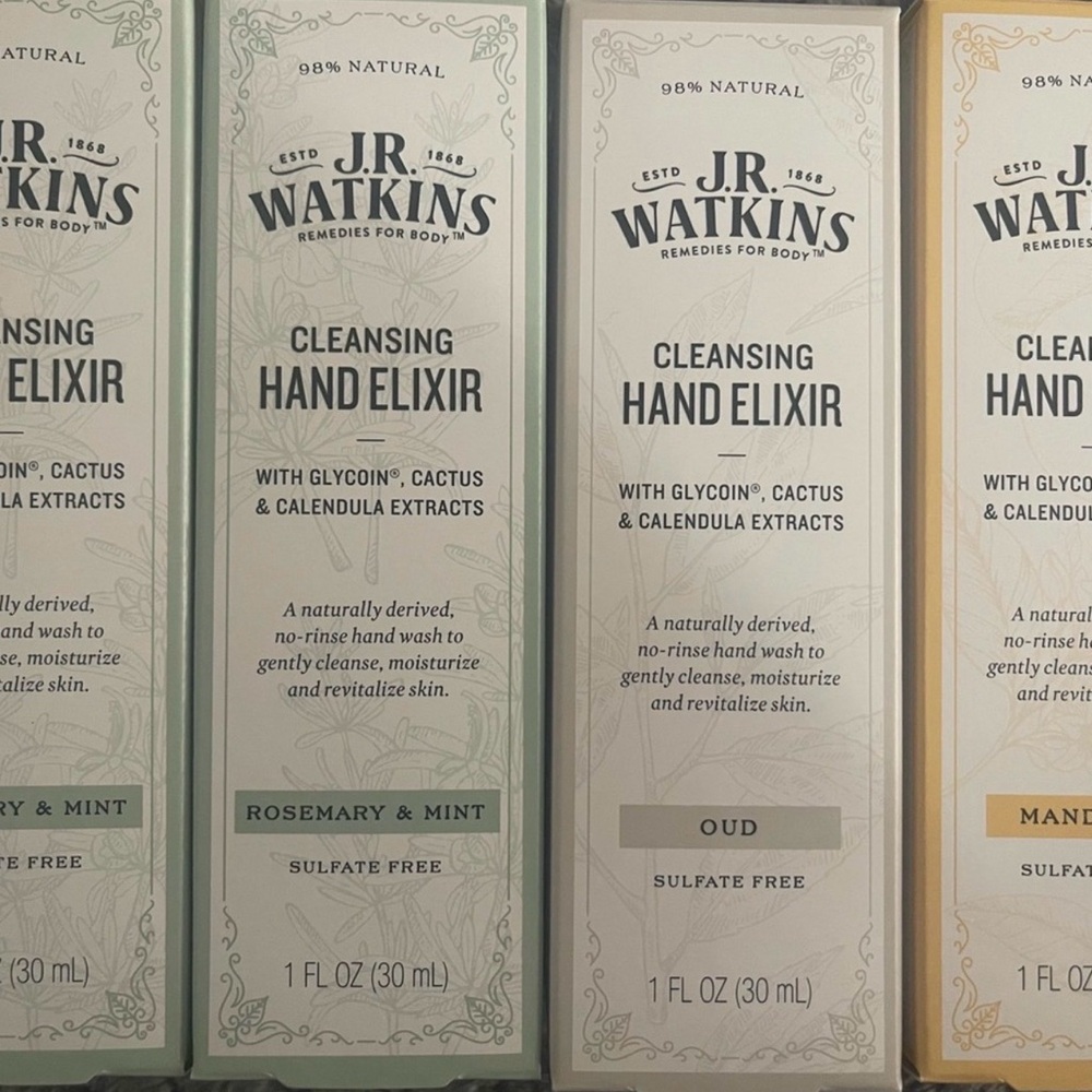 Cleansing Hand Elixir Set - Rosemary & Mint, Oud, Mandarin & Ginger